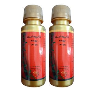 حشره کش سایپرمترین بهسم مدل syper حجم 100 میلی لیتر مجموعه 2 عددی